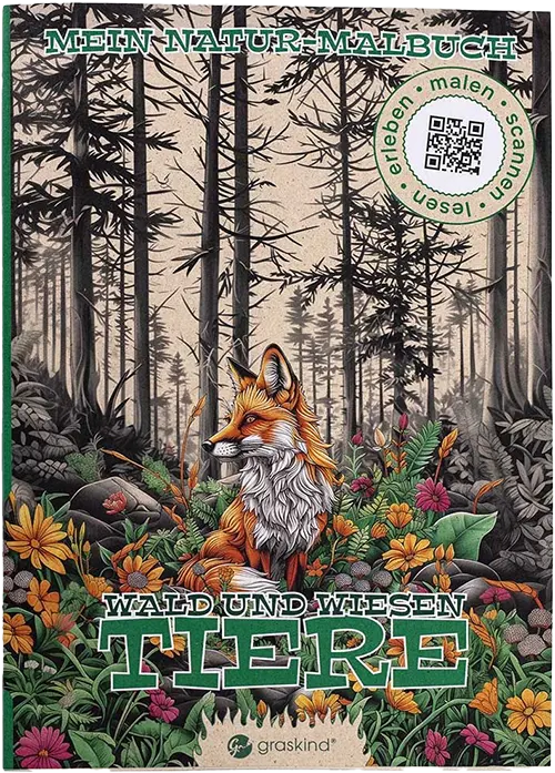 Mein NATUR-Malbuch: Wald und Wiesen Tiere