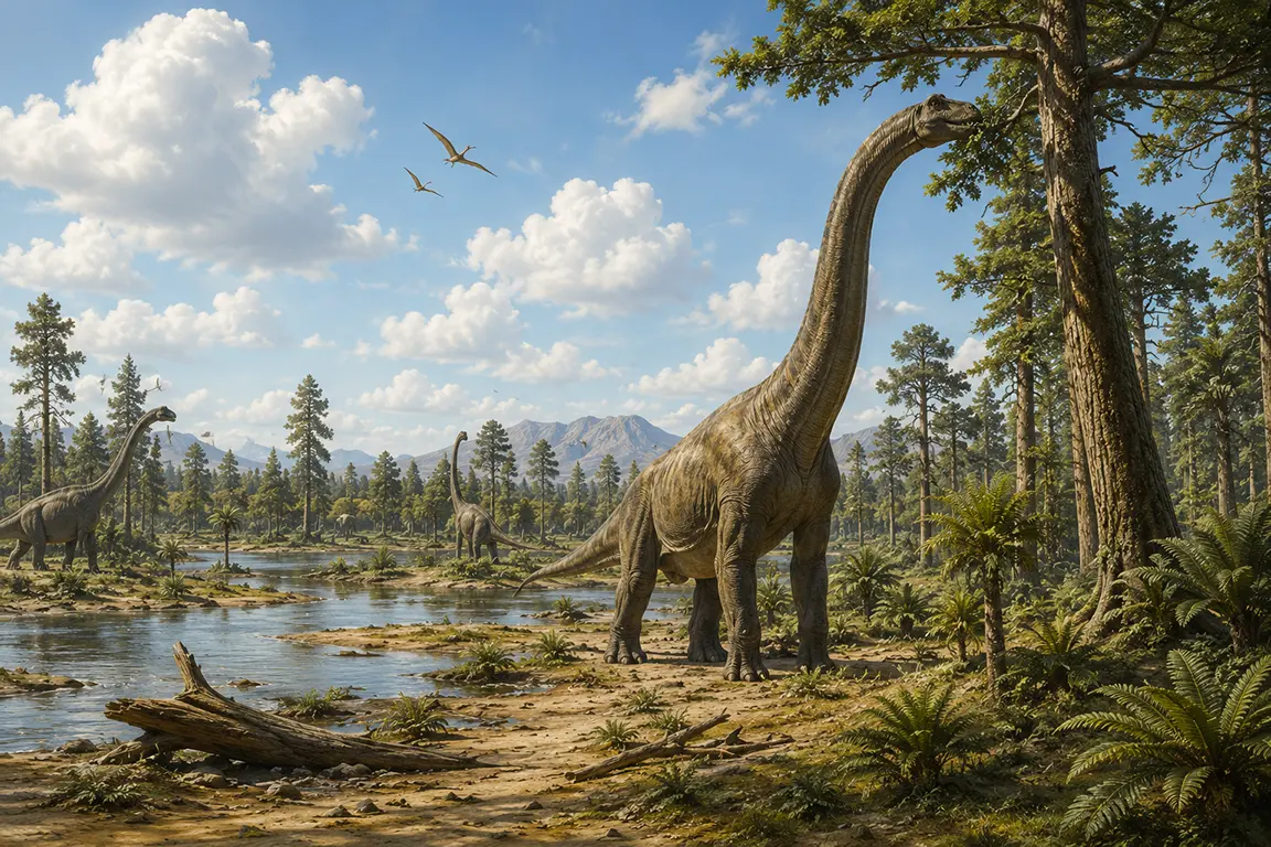 So lebte der Brachiosaurus